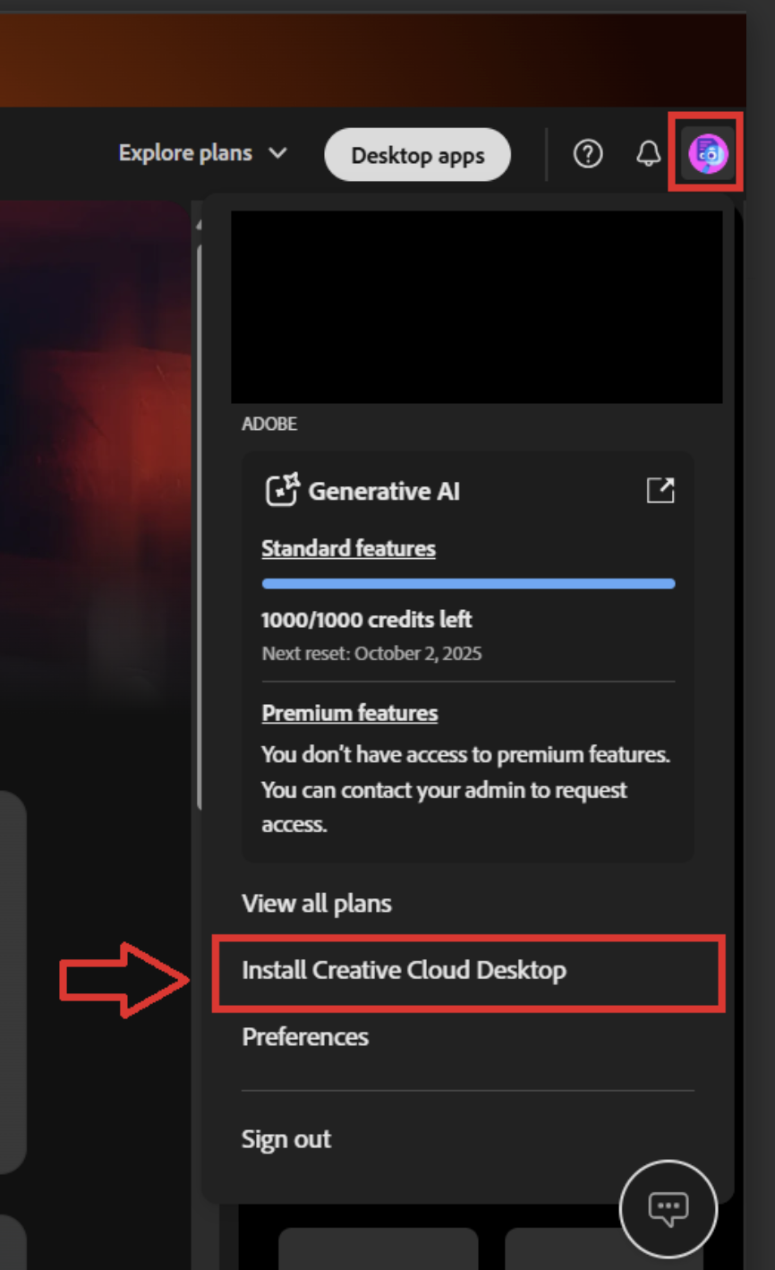 Install Creative Cloud Desktop