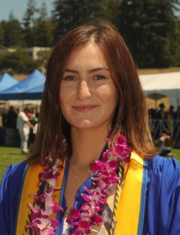 Spartan helmet on blue background