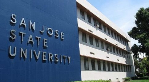 SJSU wall